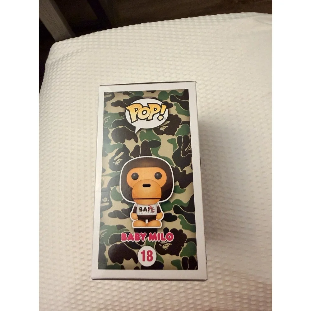 Funko Pop! Vinyl Baby Milo Flocked Bait Exclusive A Bathing Ape Figure #18